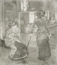 Al Louvre, Mary Cassatt nella Galleria Etrusca